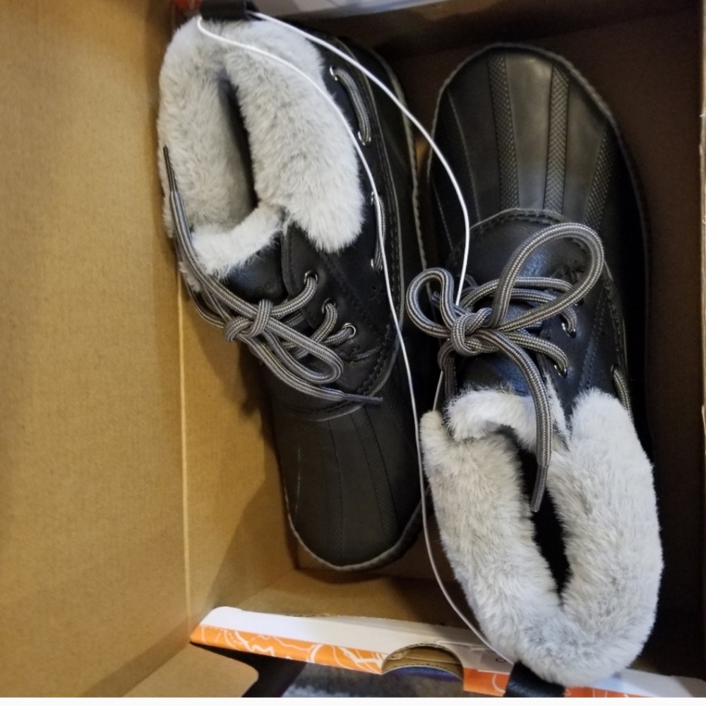 JSPORT Boots Woman's Waterproof Duck Faux-fur All-weather Shoes … - Picture 3 of 4